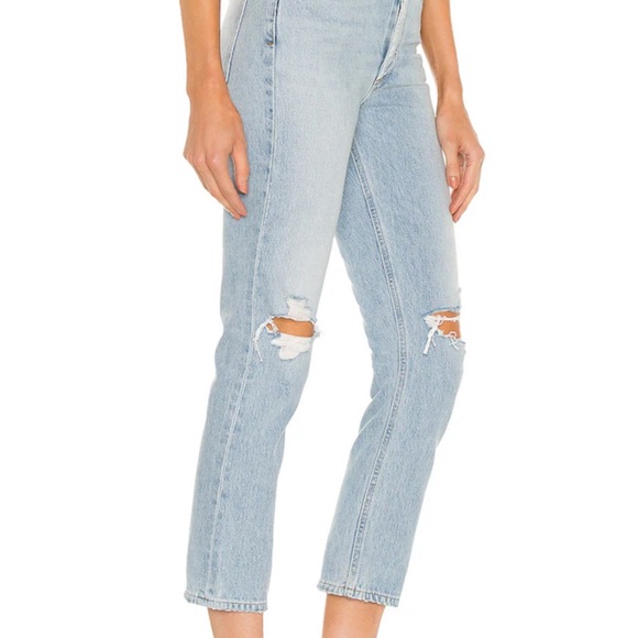 Agolde riley jeans in clear skies - Picture 4 of 5